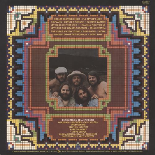 The Beach Boys Love You + Insert vinyl LP album (LP record) UK BBOLPLO209984