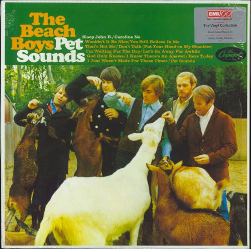 The Beach Boys Pet Sounds - 180gm - Open Shrink vinyl LP album (LP record) UK BBOLPPE822605