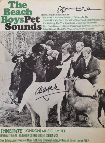 The Beach Boys Pet Sounds - Autographed + Extras vinyl LP album (LP record) UK BBOLPPE747480