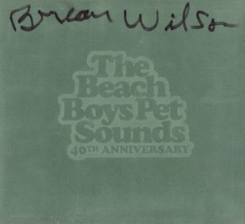The Beach Boys Pet Sounds - Autographed 2-disc CD/DVD set US BBO2DPE507271