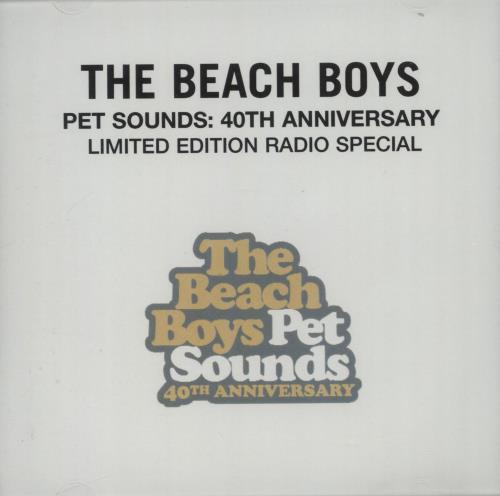 The Beach Boys Pet Sounds: 40th Anniversary Limited Edition Radio Special CD-R acetate US BBOCRPE664365
