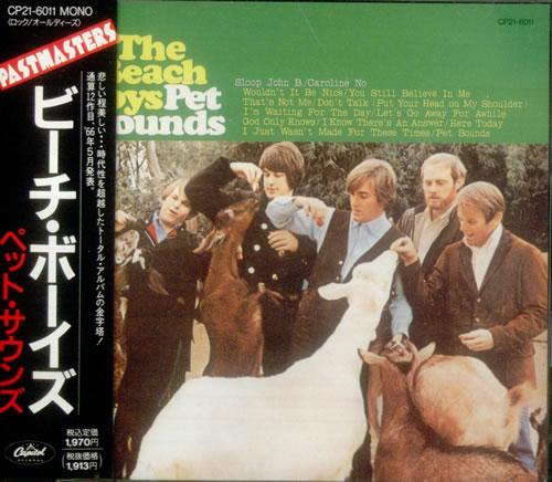 The Beach Boys Pet Sounds CD album (CDLP) Japanese BBOCDPE146193