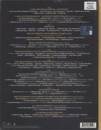 The Beach Boys Sail On Sailor 1972 - Sealed - EX 6-CD album set UK BBO6CSA872611