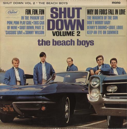 The Beach Boys Shut Down Volume 2 - VG vinyl LP album (LP record) UK BBOLPSH888573