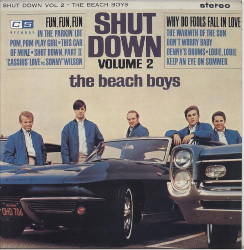 The Beach Boys Shut Down Volume 2 vinyl LP album (LP record) French BBOLPSH232044