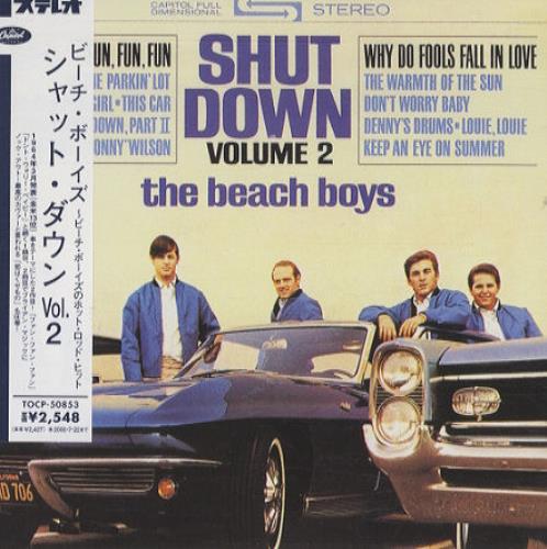 The Beach Boys Shut Down Volume 2 CD album (CDLP) Japanese BBOCDSH433712