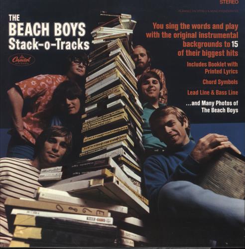 The Beach Boys Stack-O-Tracks + Booklet vinyl LP album (LP record) US BBOLPST747925