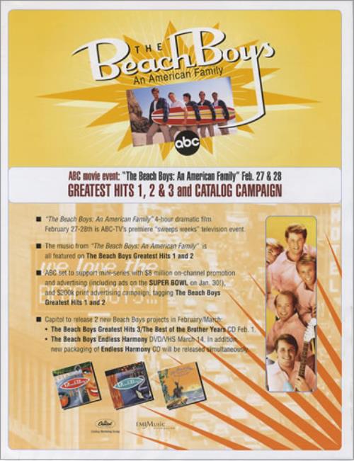 The Beach Boys The Greatest His Volume 3 media press pack US BBOPPTH157259