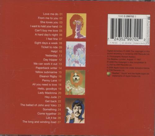 The Beatles 1 CD album (CDLP) UK BTLCD169017