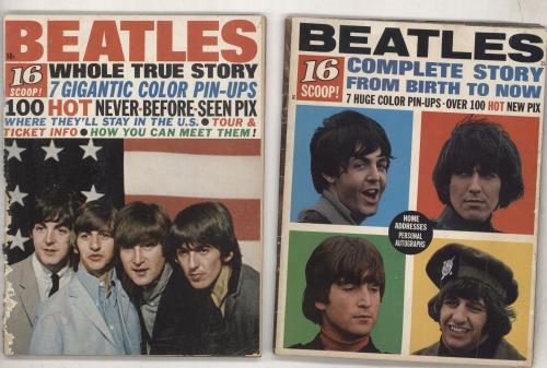 The Beatles 16 Scoop! - Complete Story From Birth To Now / Whole True Story magazine US BTLMASC740779
