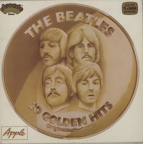 The Beatles 20 Golden Hits - 1st - VG vinyl LP album (LP record) German BTLLPGO668070
