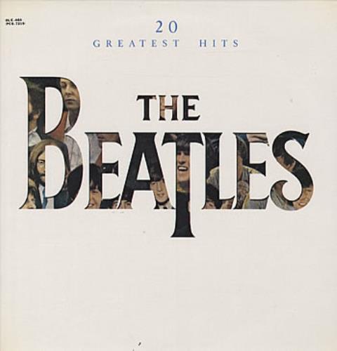 The Beatles 20 Greatest Hits + Lyric insert vinyl LP album (LP record) Korean BTLLPGR322432