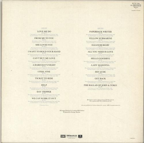 The Beatles 20 Greatest Hits - 1st - EX vinyl LP album (LP record) UK BTLLPGR697119