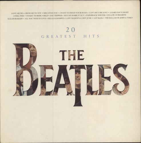 The Beatles 20 Greatest Hits - 1st - Factory Sample vinyl LP album (LP record) UK BTLLPGR779980