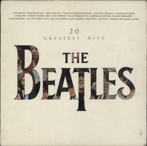 The Beatles 20 Greatest Hits vinyl LP album (LP record) Yugoslavian BTLLPGR881576