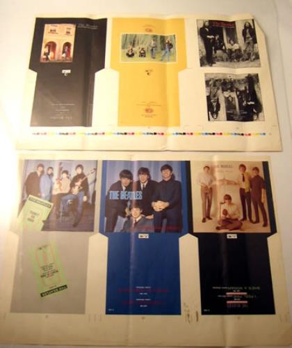 The Beatles 20th Anniversary Singles artwork UK BTLARTH375339