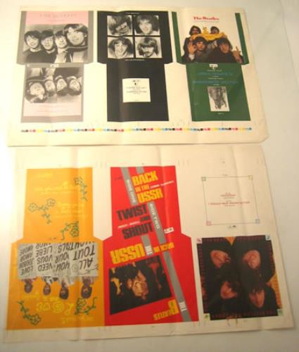 The Beatles 20th Anniversary Singles artwork UK BTLARTH375339