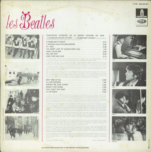 The Beatles 4 Gar�ons Dans Le Vent vinyl LP album (LP record) French BTLLPGA86478