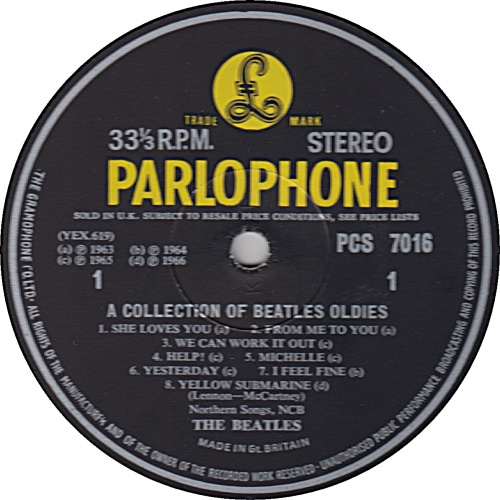 The Beatles A Collection Of Beatles Oldies - 1st vinyl LP album (LP record) UK BTLLPAC524863