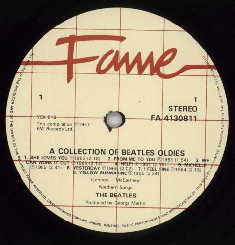 The Beatles A Collection Of Beatles Oldies vinyl LP album (LP record) UK BTLLPAC231721
