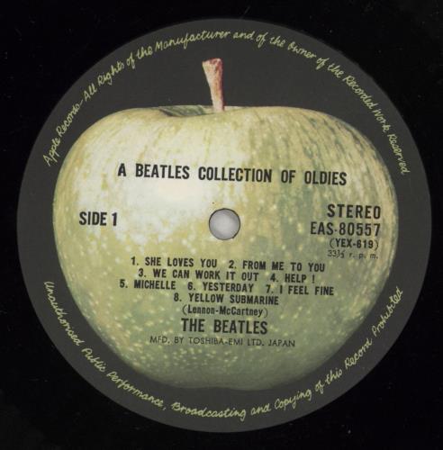 The Beatles A Collection Of Beatles Oldies vinyl LP album (LP record) Japanese BTLLPAC70347
