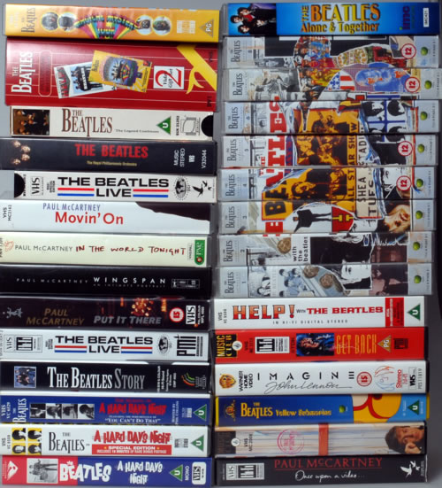 The Beatles A Collection Of Thirty VHS Videos video (VHS or PAL or NTSC) UK BTLVIAC588564