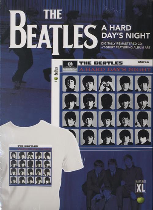 The Beatles A Hard Day's Night + T-Shirt CD album (CDLP) US BTLCDAH491057