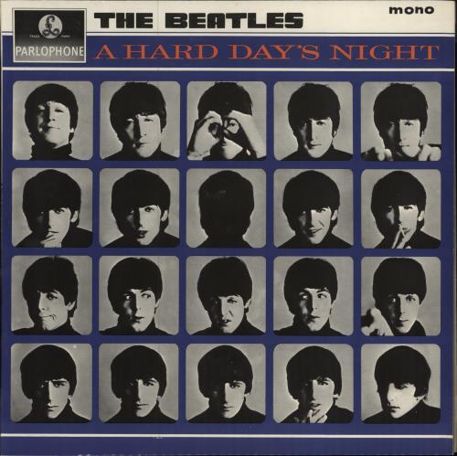 The Beatles A Hard Day's Night - 1st - EJD vinyl LP album (LP record) UK BTLLPAH787561