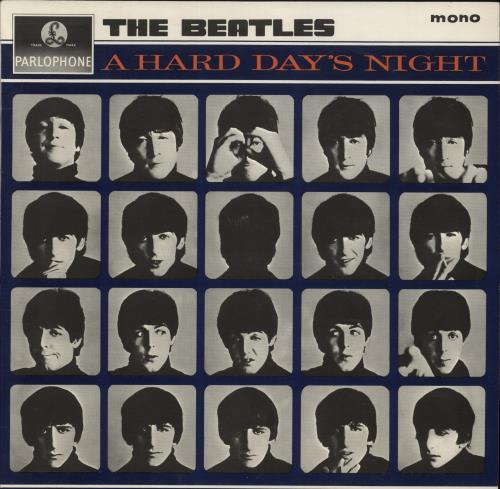The Beatles A Hard Day's Night - 1st - G&L - Unlaminated Sleeve vinyl LP album (LP record) UK BTLLPAH869223