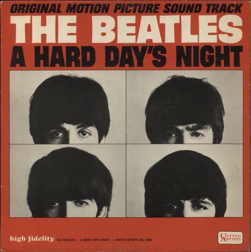 The Beatles A Hard Day's Night - 1st - VG vinyl LP album (LP record) US BTLLPAH265675