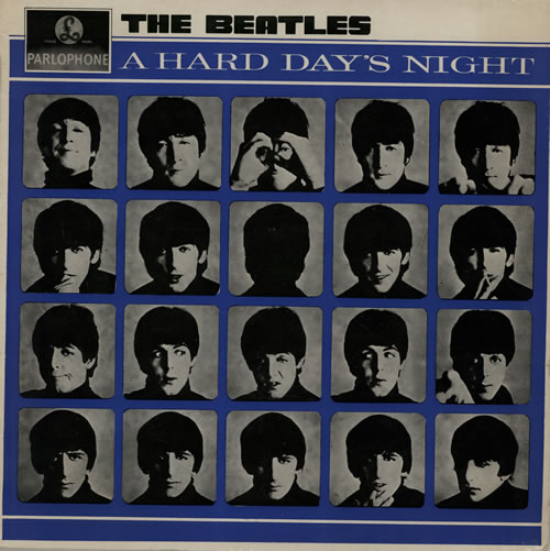The Beatles A Hard Days Night - 2nd vinyl LP album (LP record) New Zealand BTLLPAH574126