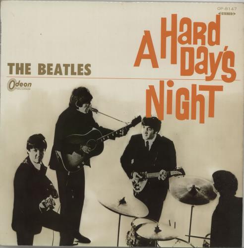 The Beatles A Hard Day's Night - 3rd Odeon issue - Red Vinyl vinyl LP album (LP record) Japanese BTLLPAH212845