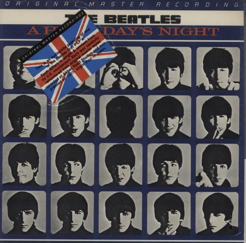 The Beatles A Hard Day's Night - Hype Sticker vinyl LP album (LP record) US BTLLPAH759570