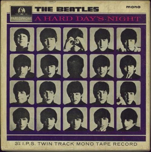 The Beatles A Hard Day's Night - Reel-to-reel Tape - Mono - Boxed Reel to Reel UK BTLRRAH68385
