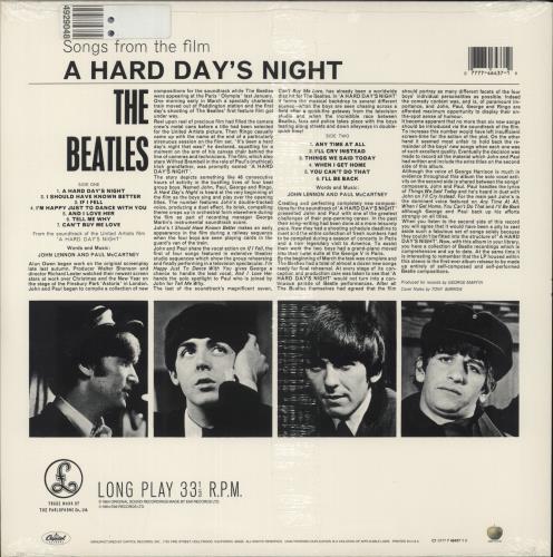 The Beatles A Hard Day's Night - Sealed vinyl LP album (LP record) US BTLLPAH875202