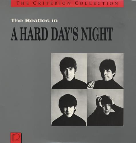 The Beatles A Hard Day's Night laserdisc / lazerdisc US BTLLZAH404524