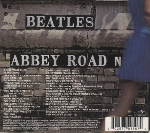 The Beatles Abbey Road - 50th Anniversary Edition 2 CD album set (Double CD) UK BTL2CAB879981