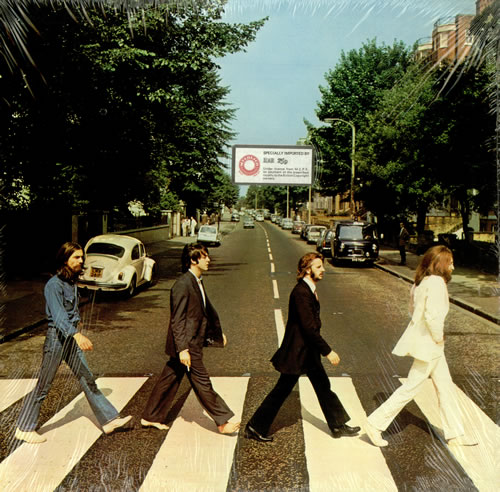 The Beatles Abbey Road - Peach Label vinyl LP album (LP record) US BTLLPAB451652