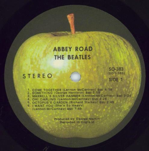 The Beatles Abbey Road vinyl LP album (LP record) Canadian BTLLPAB804971