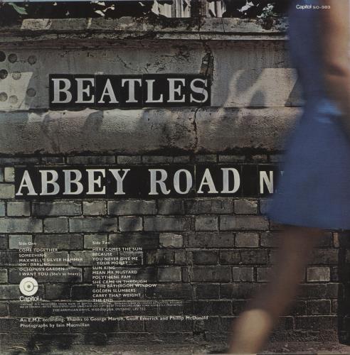 The Beatles Abbey Road vinyl LP album (LP record) Canadian BTLLPAB871831