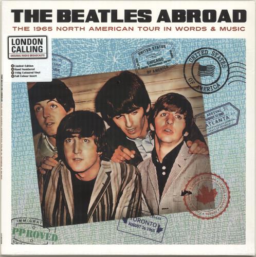 The Beatles Abroad The 1965 North American In Words & Music - Blue Vinyl - Sealed vinyl LP album (LP record) UK BTLLPAB695865
