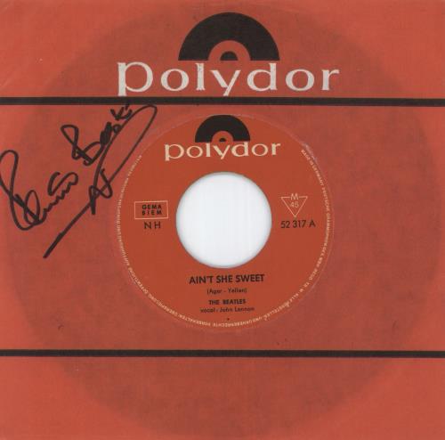 The Beatles Ain't She Sweet 7" vinyl single (7 inch record / 45) German BTL07AI873759