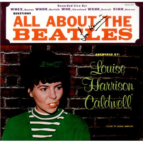 The Beatles All About The Beatles - Autographed vinyl LP album (LP record) US BTLLPAL426917