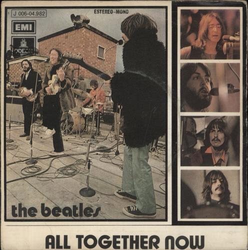The Beatles All Together Now 7" vinyl single (7 inch record / 45) Spanish BTL07AL835098
