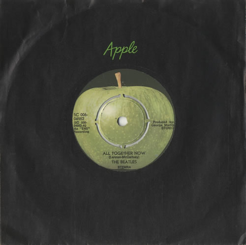 The Beatles All Together Now 7" vinyl single (7 inch record / 45) Dutch BTL07AL96597