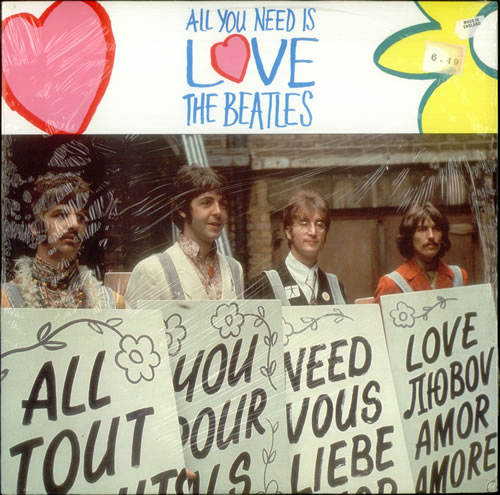 The Beatles All You Need Is Love - Sealed 12" vinyl single (12 inch record / Maxi-single) UK BTL12AL45492