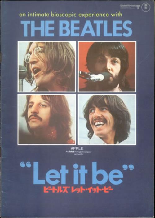 The Beatles An intimate Bioscopic Experience with The Beatles tour programme Japanese BTLTRAN197049