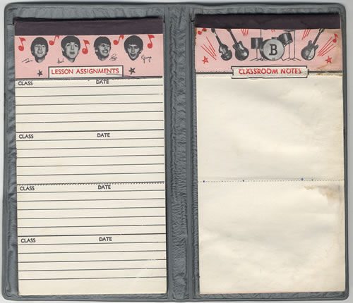 The Beatles Assignment Book - Grey memorabilia US BTLMMAS396077