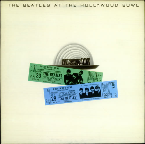 The Beatles At The Hollywood Bowl - Sample vinyl LP album (LP record) UK BTLLPAT530284
