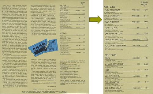 The Beatles At The Hollywood Bowl vinyl LP album (LP record) Korean BTLLPAT394193